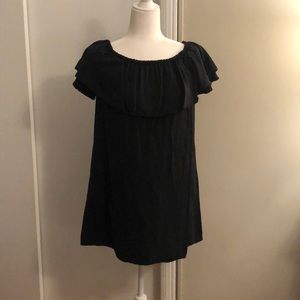 Zara on/off shoulder dress